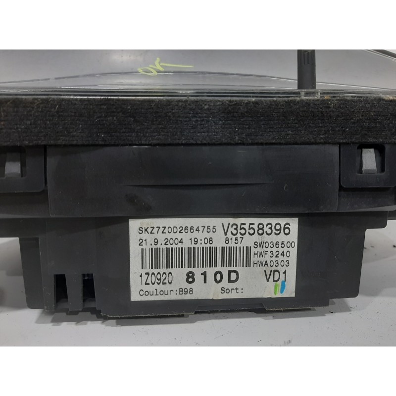 CUADRO INSTRUMENTOS 1Z0920810D  - imagen 3