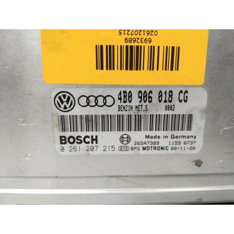 CENTRALITA MOTOR UCE 0261207215  - imagen 4