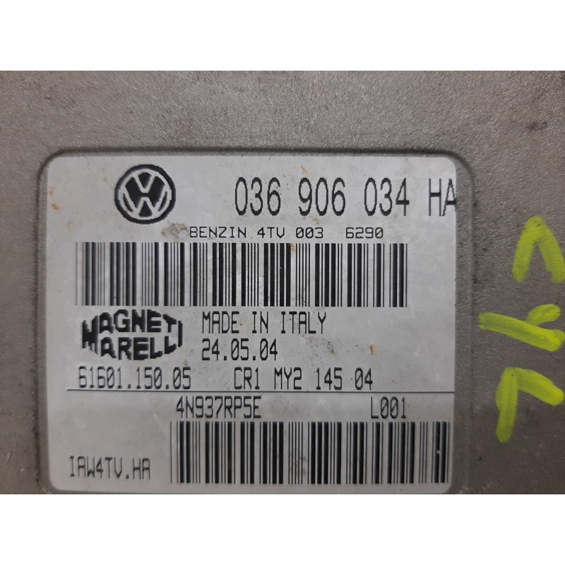CENTRALITA MOTOR UCE 036906034GM  - imagen 3