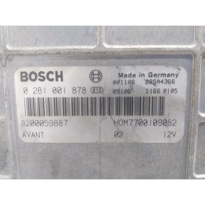 CENTRALITA MOTOR UCE 0281001878 820059887 HOM7700109062 - imagen 2