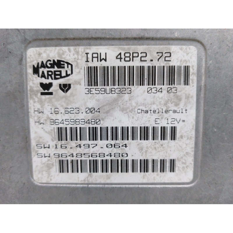 CENTRALITA MOTOR UCE 9648568480  - imagen 2