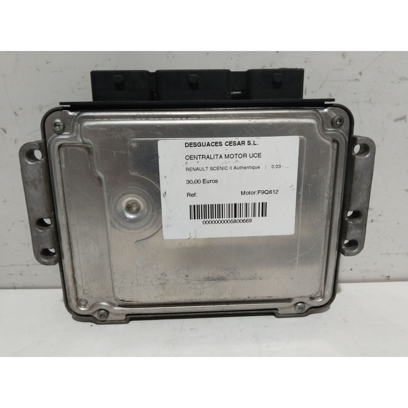 CENTRALITA MOTOR UCE 0281011390  - imagen 2