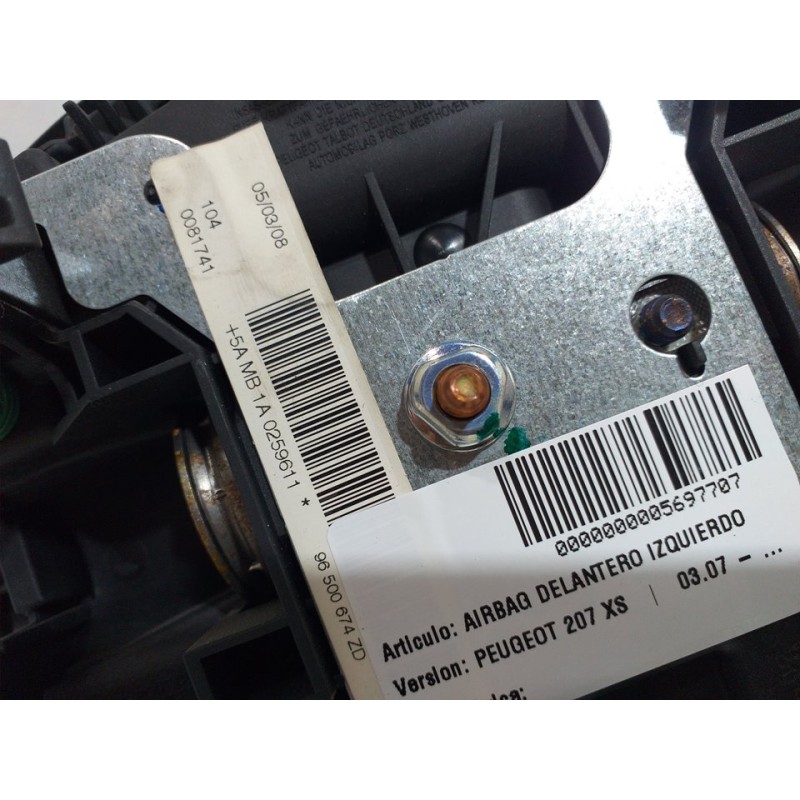 AIRBAG DELANTERO IZQUIERDO 96500674  - imagen 2