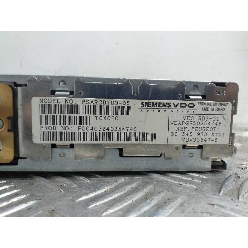 SISTEMA AUDIO / RADIO CD 96545978XT01  - imagen 2