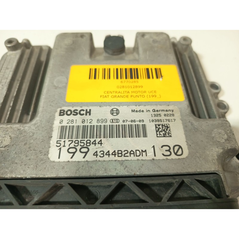 CENTRALITA MOTOR UCE 0281012899  - imagen 4