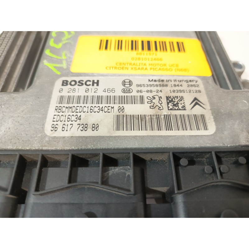 CENTRALITA MOTOR UCE 0281012466  - imagen 4