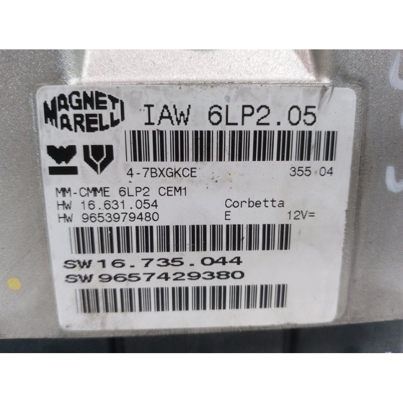 CENTRALITA MOTOR UCE IAW6LP205  - imagen 3