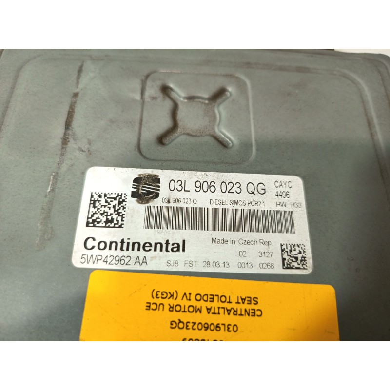 CENTRALITA MOTOR UCE 03L906023QG  - imagen 4