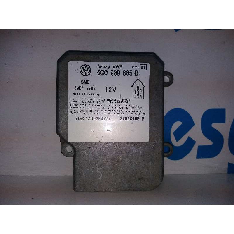CENTRALITA AIRBAG 5WK42869 6Q0909605B  - imagen 1