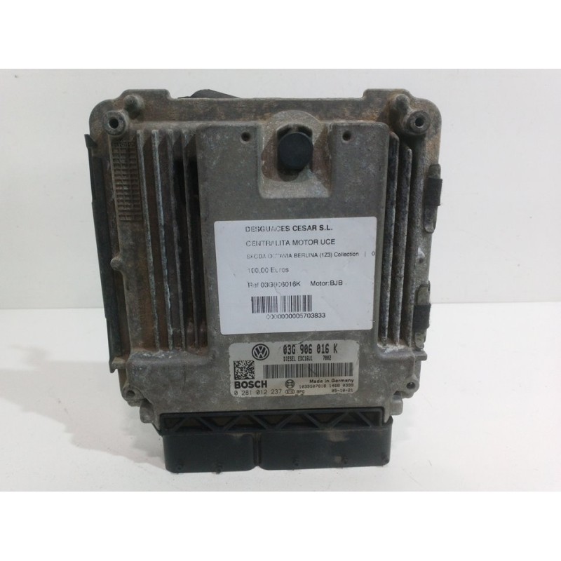 CENTRALITA MOTOR UCE 03G906016K  - imagen 1