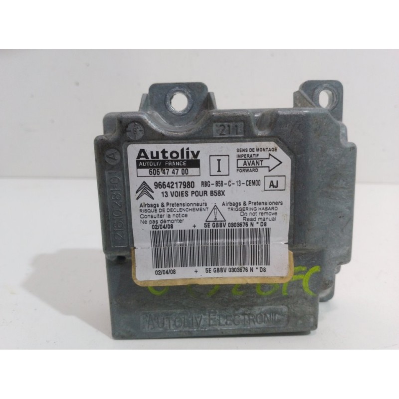 CENTRALITA AIRBAG 606474700 9664217980 9664217980 - imagen 1