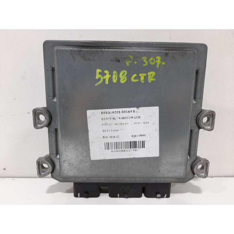 CENTRALITA MOTOR UCE 9653205380 5WS40145AT  - imagen 1