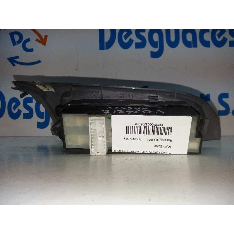 MANDO ELEVALUNAS DELANTERO IZQUIERDO 25401BU861  - imagen 2