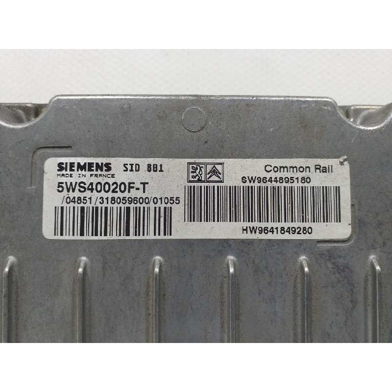 CENTRALITA MOTOR UCE SWS40020F-7 SW9644895180  - imagen 2