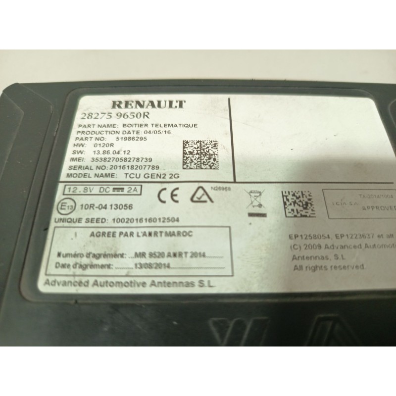MODULO ELECTRONICO 282759650R  - imagen 4