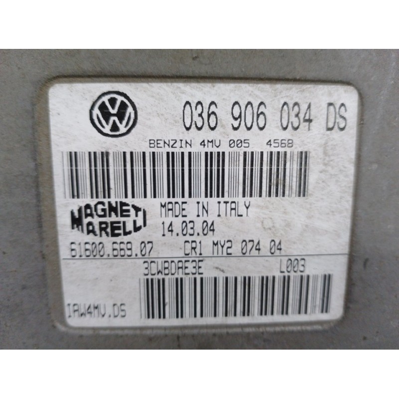 CENTRALITA MOTOR UCE 036906034BD  - imagen 2