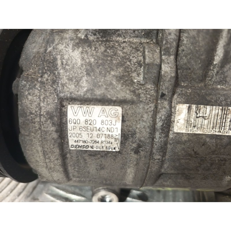 COMPRESOR AIRE ACONDICIONADO 6Q0820803D  - imagen 4