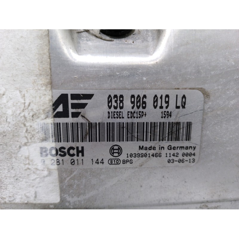 CENTRALITA MOTOR UCE 038906019LQ 0281011144  - imagen 2