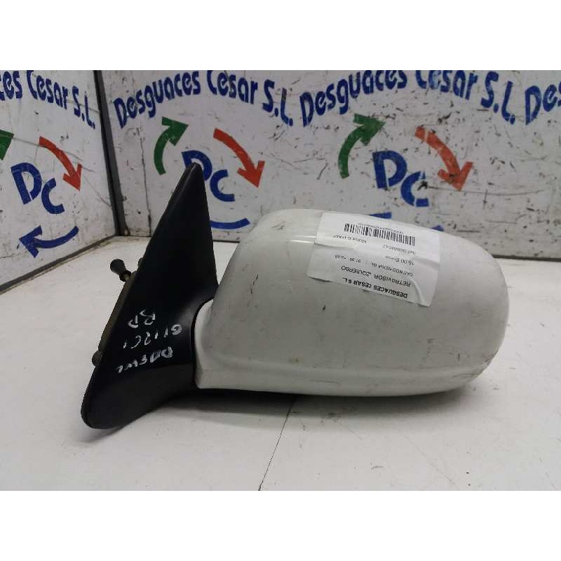 RETROVISOR IZQUIERDO 96888647 MANUAL BLANCO - imagen 2