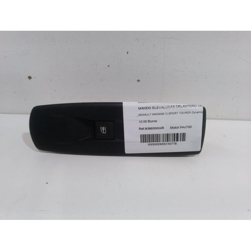 MANDO ELEVALUNAS DELANTERO DERECHO 809600004R  - imagen 1
