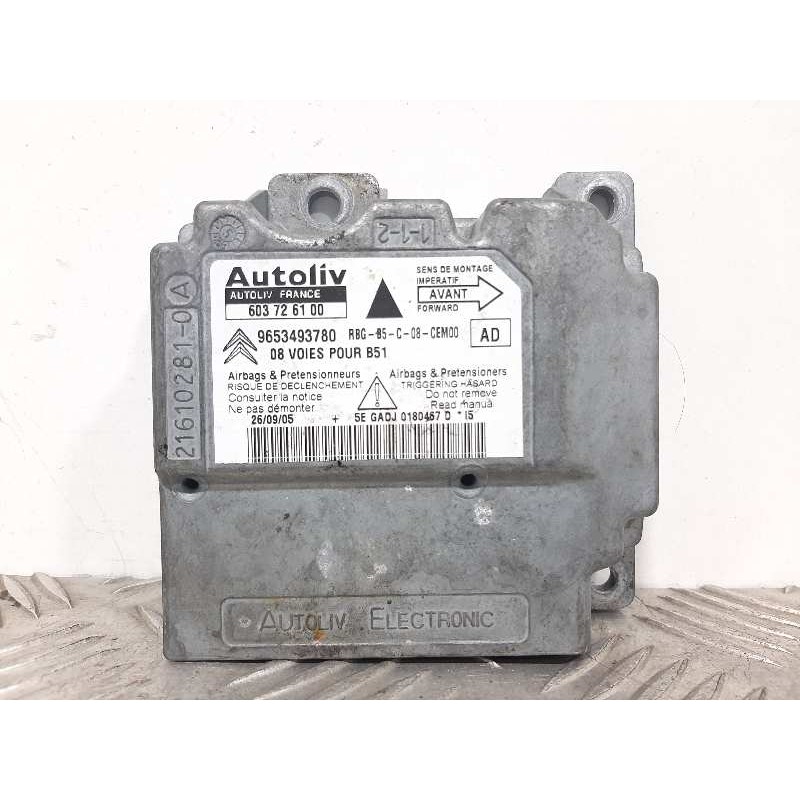 CENTRALITA AIRBAG 603726100 9653493780  - imagen 1