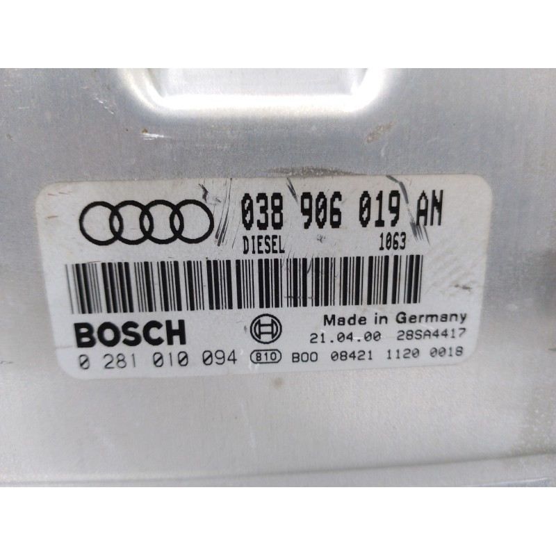 CENTRALITA MOTOR UCE 038906012AN 0281010094  - imagen 2