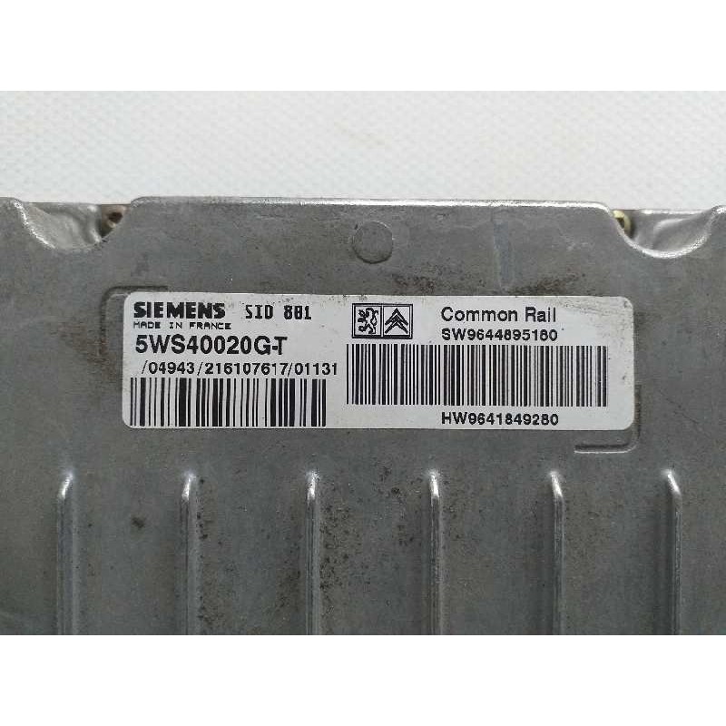 CENTRALITA MOTOR UCE 5WS40020G-T SW9644895180  - imagen 2