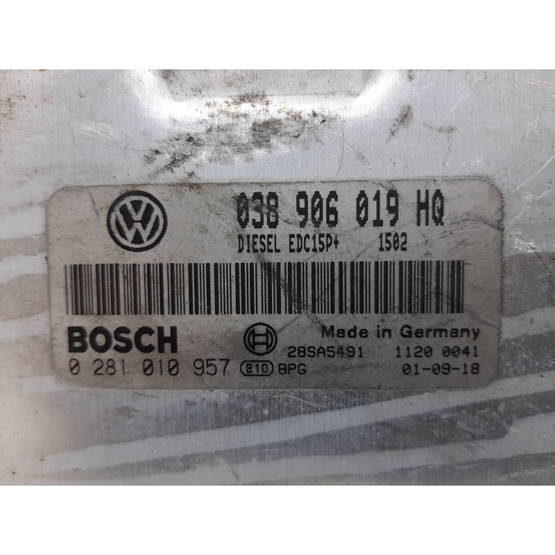 CENTRALITA MOTOR UCE 038906019HQ 0281010957  - imagen 3
