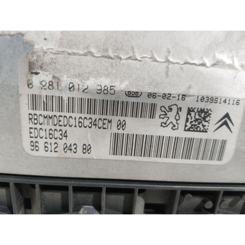 CENTRALITA MOTOR UCE 0281012985  - imagen 4