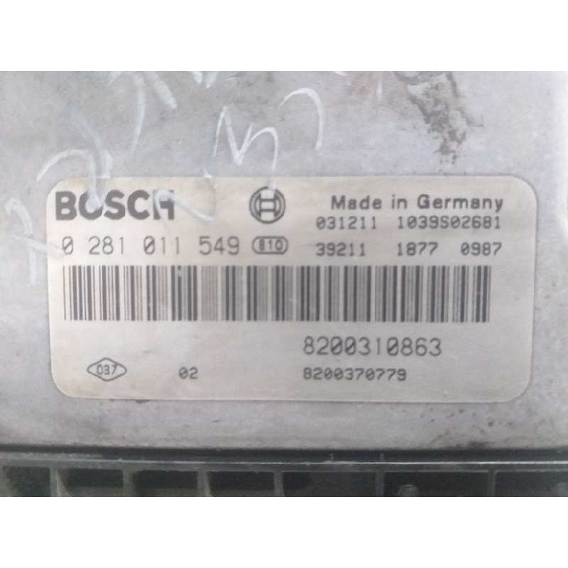 CENTRALITA MOTOR UCE 0281011549 8200310863  - imagen 2