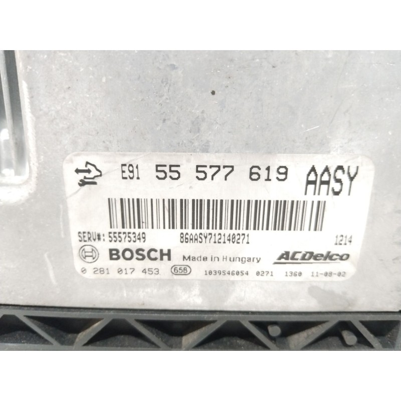 CENTRALITA MOTOR UCE 55577619 0281017453 - imagen 2