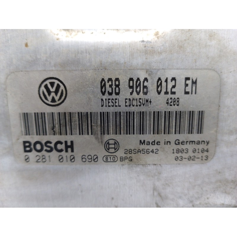 CENTRALITA MOTOR UCE 038906012EM 0281010690  - imagen 2