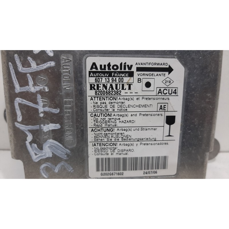 CENTRALITA AIRBAG 8200682382  - imagen 4