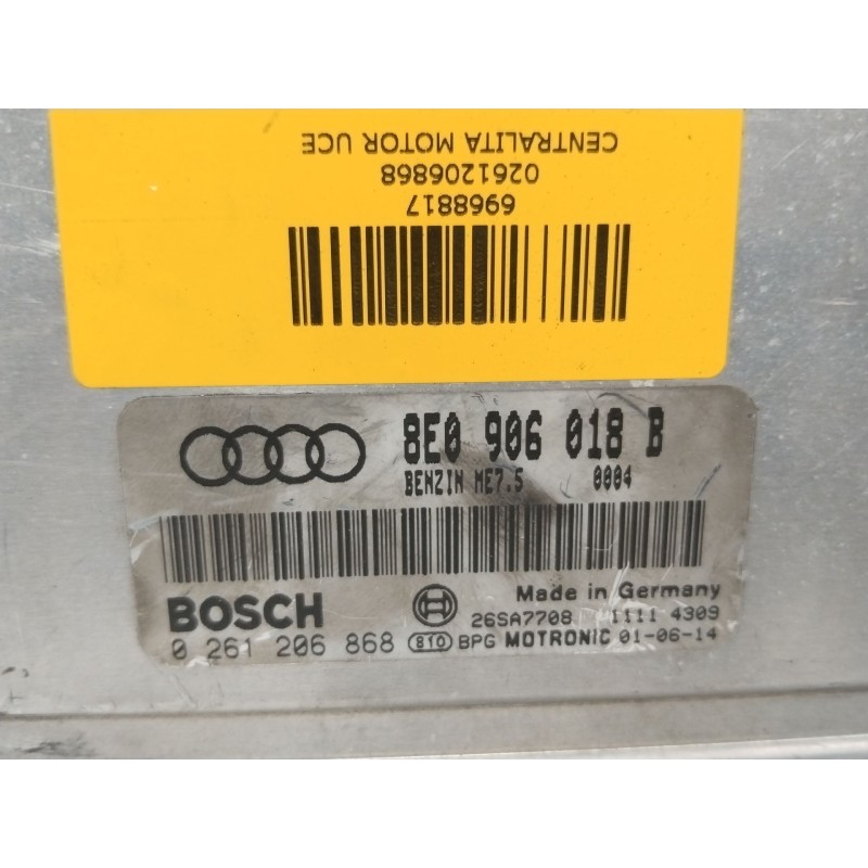 CENTRALITA MOTOR UCE 0261206868  - imagen 3