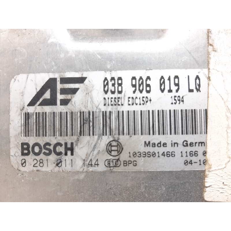 CENTRALITA MOTOR UCE 0281011144 038906019LQ  - imagen 2