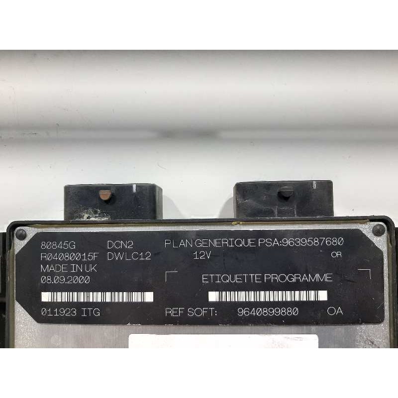 CENTRALITA MOTOR UCE 9640899880  - imagen 1