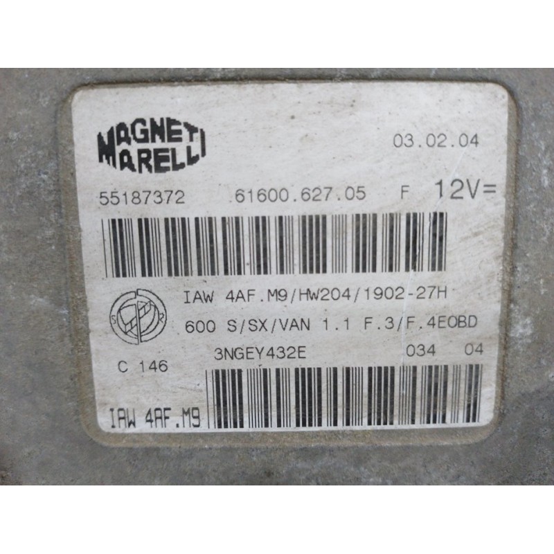 CENTRALITA MOTOR UCE 55187372 IAW4AFM9  - imagen 3