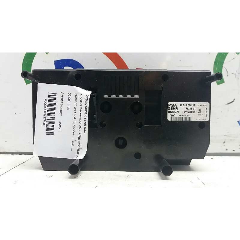 MANDO CALEFACCION / AIRE ACONDICIONADO 96514030XT  - imagen 2