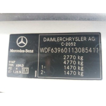 MERCEDES-BENZ VITO (W639) BASIC, COMBI