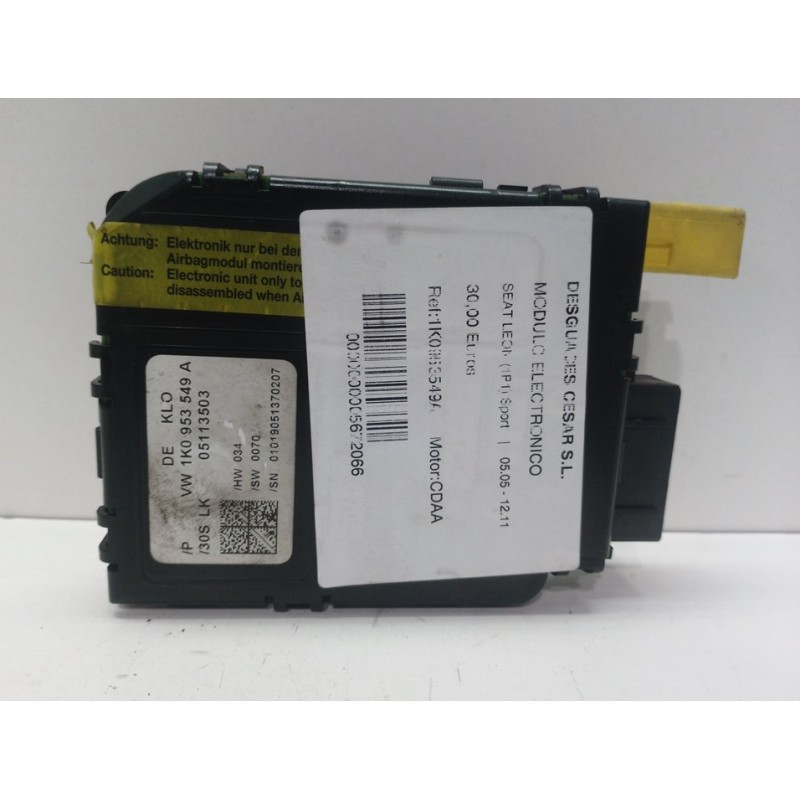 MODULO ELECTRONICO 1K0953549A  - imagen 2