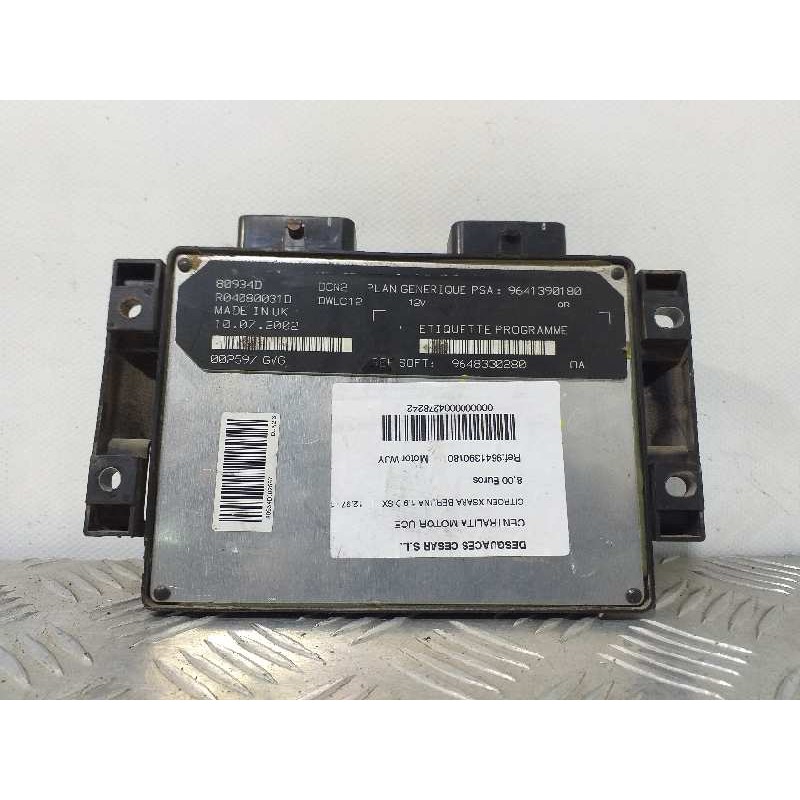 CENTRALITA MOTOR UCE 9641390180  - imagen 2