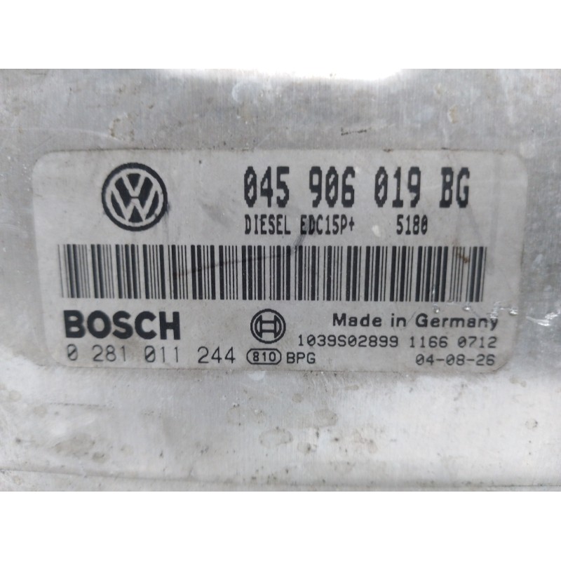 CENTRALITA MOTOR UCE 0281011244 045906019BG 0281011244 - imagen 2