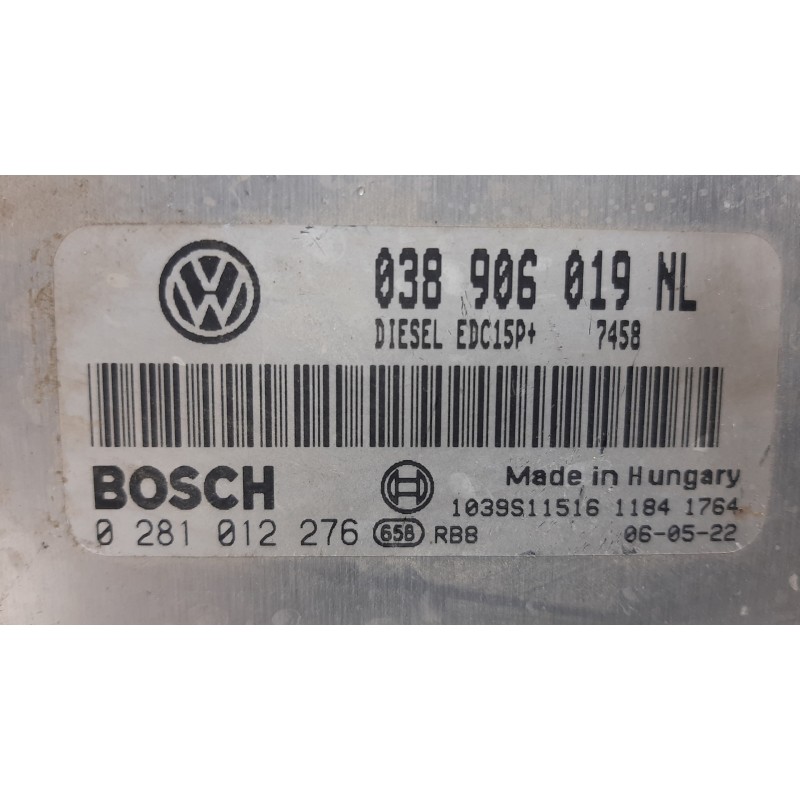 CENTRALITA MOTOR UCE 0281012276 038906019NL  - imagen 2