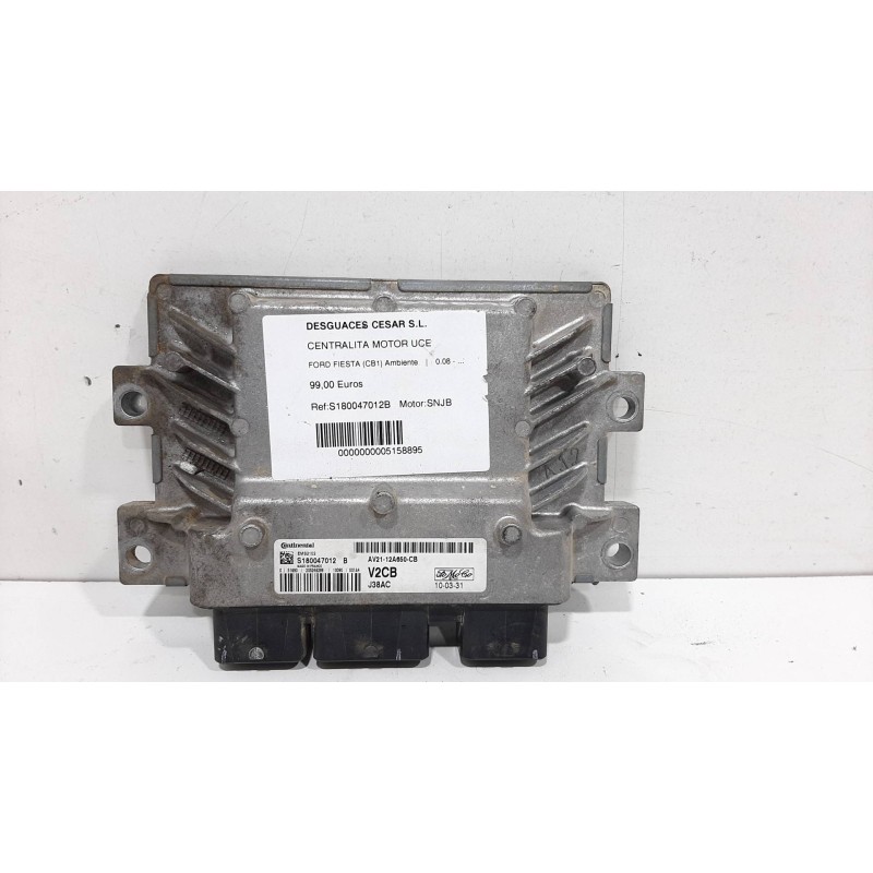 CENTRALITA MOTOR UCE S180047012B AV2112A650CB  - imagen 1