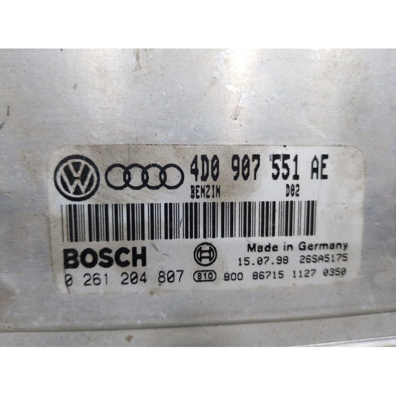 CENTRALITA MOTOR UCE 4D0907551AE 0261204807  - imagen 2