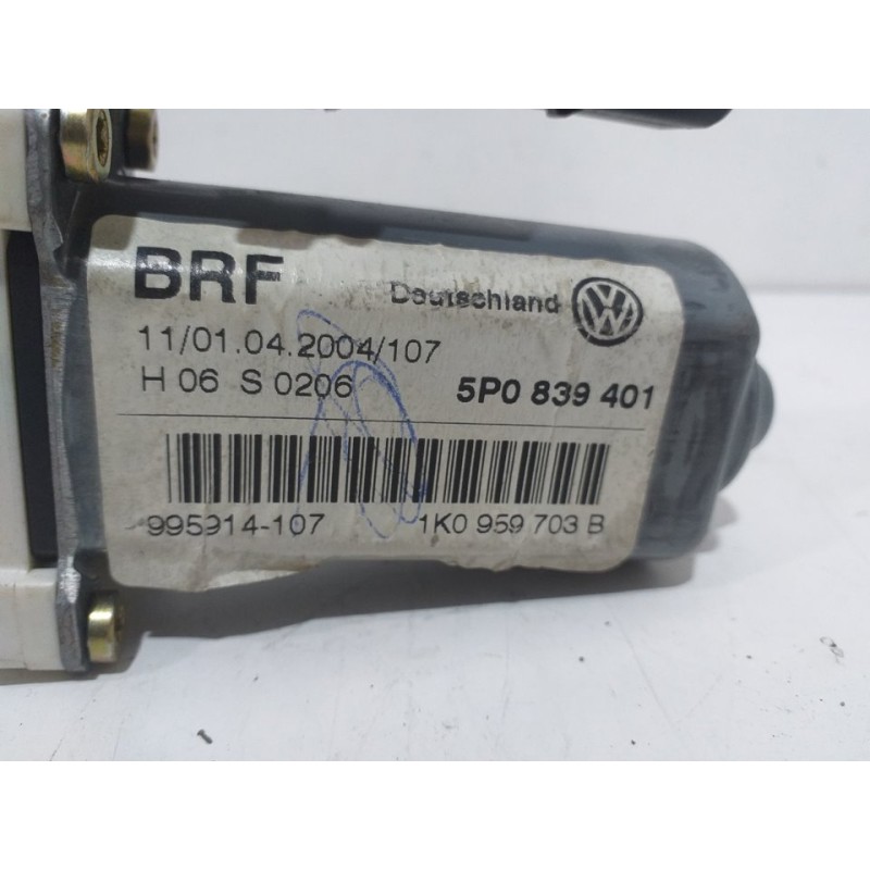 MOTOR ELEVALUNAS TRASERO IZQUIERDO 5P0839401  - imagen 2