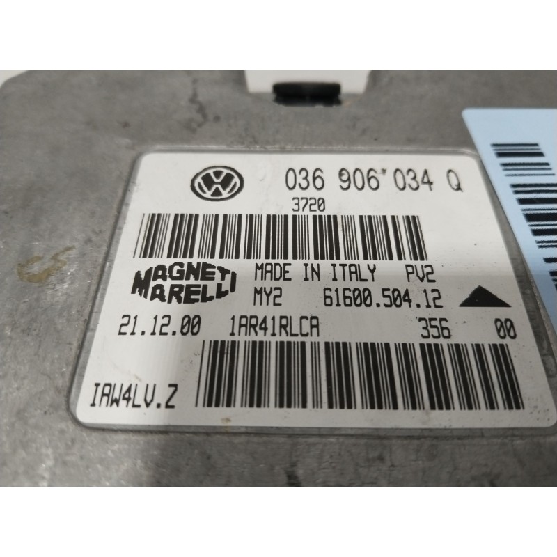 CENTRALITA MOTOR UCE 036906034Q  - imagen 4