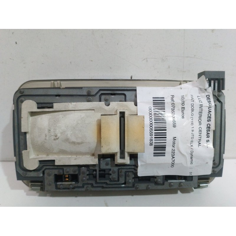 LUZ INTERIOR CENTRAL 0735309659  - imagen 2