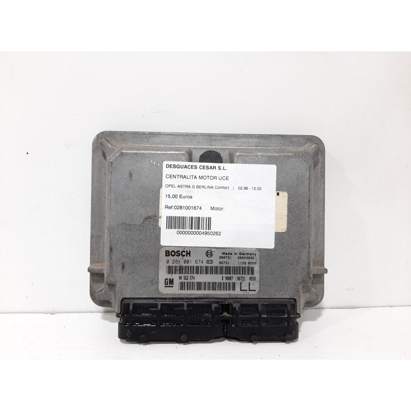 CENTRALITA MOTOR UCE 0281001674 90562574  - imagen 1
