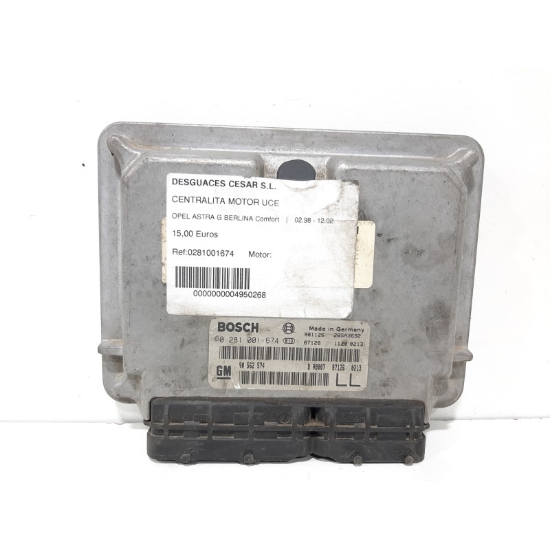 CENTRALITA MOTOR UCE 0281001674 90562574  - imagen 1